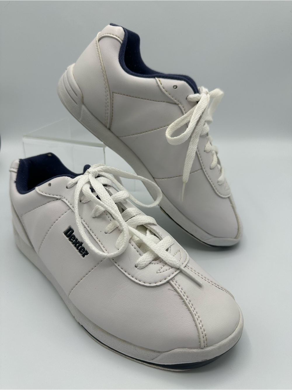 Dexter Bess B4421-8 Bowling Shoes Women's US 8M White Slide Rite Soles